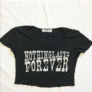 Project Social T - Nothing Lasts Forever Black Top